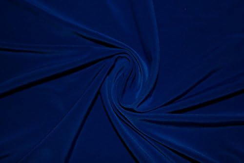 Venezia ITY Fabric 95% Polyester 5% Lycra Spandex Stretch 56"-58" By The Yard (Royal)