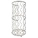 Richards Homewares Free Standing Toilet Paper Storage Reserve - Modern Bathroom Space Saver - Holds 3 Standard Rolls – Satin Nickel