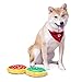 ZippyPaws - Original Donutz No Stuffing Squeaky Plush Dog Toy - Cherry