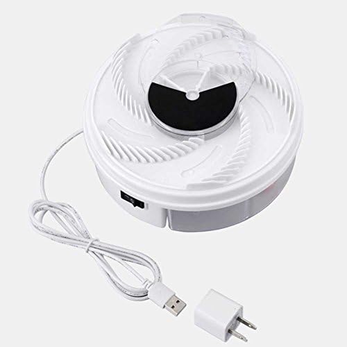 Mttheaw Automatic Electric Fly Trap Device with Trapping Food USB Cable Tool