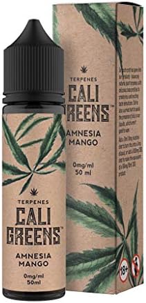 CALI GREENS - Amnesia Mango Terpenes 50ml E-Liquid 70VG/30PG 0mg Nicotine Free