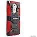 Evocel New Generation Series Phone Case Compatible with G3 Stylus (D690) with Belt Clip Holster and Kickstand, Red
