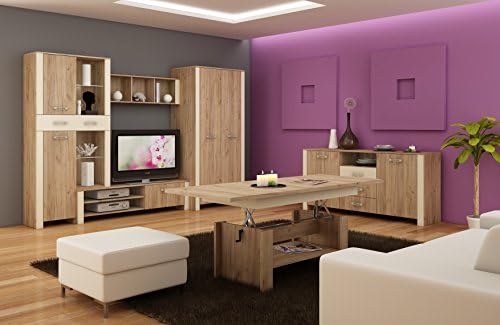 Living Room Furniture Set Tv Wall Unit Hugo Ii Tv Bench Free