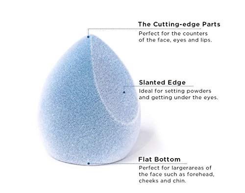 image for CHARMINER Microfiber Velvet Sponge, Latex-Free Makeup Sponges Set Perf