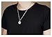 HIJONES Men's Stainless Steel Islamic Charm Crescent Moon and Star Pendant Necklace Chain 20 Inches