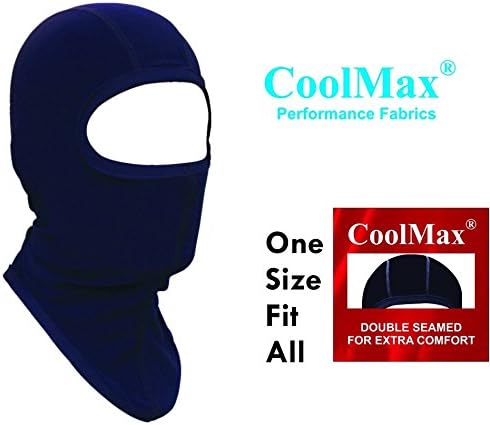 Gears Canada CoolMax Balaclava , Distinct Name: Black, Gender: Mens/Unisex, Primary Color: Black 300128-1