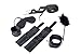 Bed Restraints with Blindfold Eye Mask and Feather Tickler - Adjustable Medical Grade Under Bed Restraint System Kit With Cuffs for Ankles and Wrists