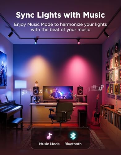 Govee Smart Light Bulb E14, RGBWW LED Lamp, Works with Matter, Alexa, Google Assistant, Smart Bulb E14 Light Bulb 450 LM, Dimmable with 16 Million DIY Colours, 54 Scenes, Pack of 4