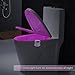 Licwshi Motion Activated Toilet Night Light 16 Color Changing Led Toilet Seat Light