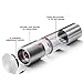 Kuprine Salt and Pepper Grinder Set Stainless Steel 2 in 1 Pepper Mill and Salt Grinder with Adjustable Ceramic Grinding Mechanism