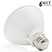 TORCHSTAR UL-Listed Energy Star 13.5W Dimmable PAR30 LED Bulb, 75W Halogen Eqv. 850lm Damp Location Spotlight Bulb for Recessed, Gimbal Ring, Track Lighting, Warm White 3000K, Pack of 4