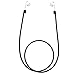AirPods Strap, Shalwinn iPhone 7 / 7 Plus Air Pods Sports Strap Wire Rope Connector for Apple Airpods for Never Lose Your AirPods (Black)