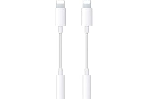 BELCOMPANY [Apple MFi Certified] 2 Pack for iPhone Headphone Jack Adapter Lightning to 3.5mm Headphone Aux Audio Adapter for iPhone Dongle Cable Compatible with iPhone 14 13 12 11 Xs MAX XR X 8 7 iPad iPod