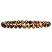 Natural Golden Tiger Eye Quartzite 6mm Round Beads Stretch Bracelet 7 Inch