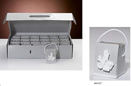 Caja con 24 envases para confeti, imán, para comuniones o bombonera: Amazon.es: Hogar