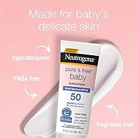 neutrogena pure & free baby sunscreen lotion