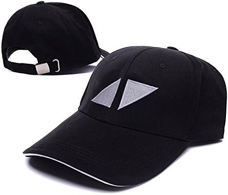HEJIAXIN Avicii Traingles Logo Adjustable Baseball Caps Unisex Snapback Embroidery Hats - Black/White