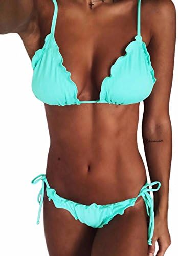 HitZoom Women Swimwear Sexy Bikini Sets Padded Lacework Two Pieces Swimsuits