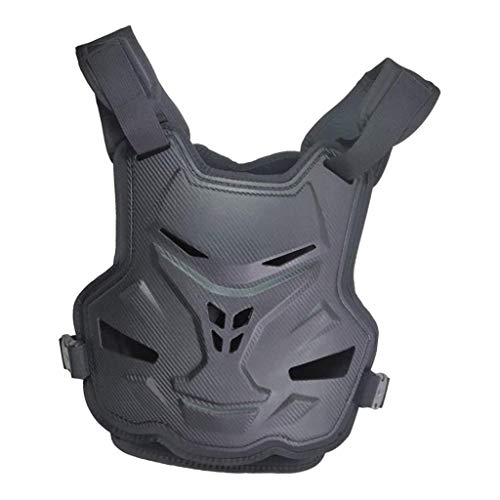 image for D DOLITY Motorcycle Armor Vest Chest Back Protector, Motocross Racing 