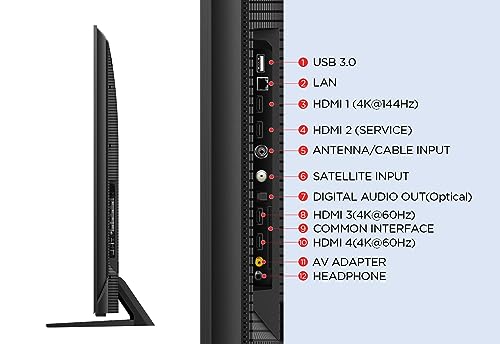 TCL 55QM8B 55-inch QLED Mini LED Smart TV, 4K HDR Premium 1300nits, Powered by Google TV (Dolby Vision & Atmos, Onkyo 2.0 sound system​, 144Hz Motion Clarity Pro, Hands-Free Voice Control)