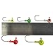 THKFISH Jig Heads Fishing Hooks Fishing Jig Heads Fishing Lure Bait Crappie Bass Trout Fishing Tackle Kit 44pcs