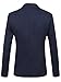 GARSEBO Men's Casual Dress Suit Slim Fit Stylish Blazer Coats Jackets Navy