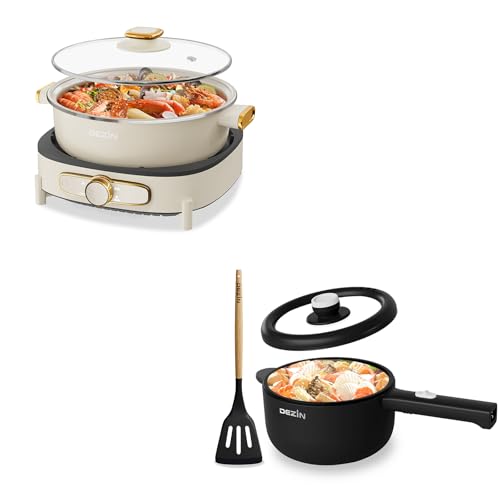 Dezin 2L Hot Pot Electric and 5L Shabu Shabu Pot