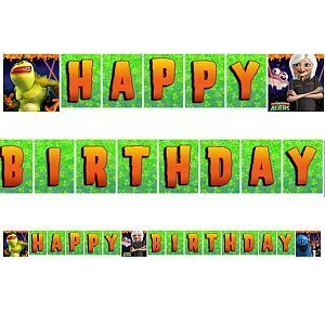 Party America Monsters vs Aliens Letter Banner 8ft