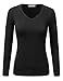 JJ Perfection Women's Classic V-Neck Long Sleeve T-Shirt (S-3XL)