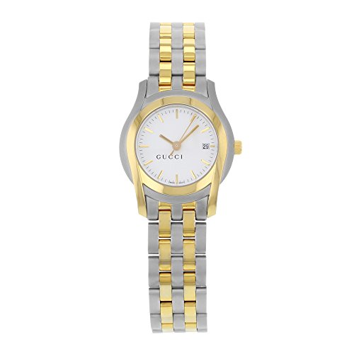 Gucci 5500l ya055528 stainless steel quartz ladies watc…