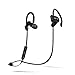 Amotus Wireless Bluetooth Headphones In Ear with Mic Noise Cancelling Earphones Sweatproof Earbuds with Earhook Built-in Mic (Black)