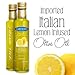 Giusto Sapore Lemon Infused Italian Extra Virgin Olive Oil, Cold Pressed, Imported from Italy - 8.5oz