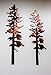 Two Pine Trees Metal Wall Art Decor 10