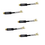 Comidox UHF VHF FM 75-300 Ohm TV Antenna Adapter Matching Transformer Coaxial Cable New 5PCS