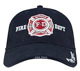 9365	Navy Blue Fire Dept insignia hat (adj)