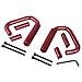 AUTOSAVER88 Front Rear Grab Handle Bar Kit Compatible for 2007-2018 Jeep Wrangler JK Unlimited 4 Doors Solid Steel Grab Bar - Red