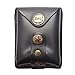 CyberDyer Genuine Leather Magnet Ammo Pouch for Slingshot Stainless Steel Bag Case (Coffee)
