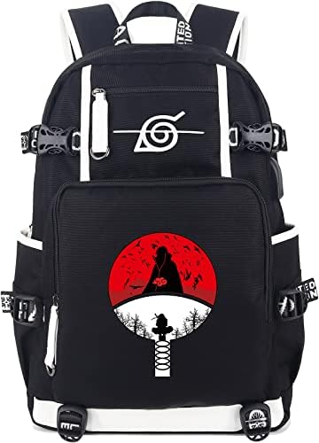 Roffatide Anime Naruto Backpack Akatsuki Anti Leaf Uchiha Itachi