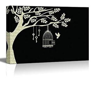 Canvas Wall Art Black and White Art Pictures Home Wall Decorations for Bedroom Living Room Paintings Canvas Prints Framed - 12x18 inches