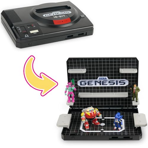 Console Heroes SEGA Genesis Supervillain Boss Bundle Display – Includes 4 Villa…
