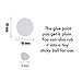 Balloon Glue Double Sided Dots of Glue Craft Adhesive Point Tape Non-Liquid Glue (1200PCS)