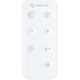 Airmate Electric Heater Remote Control Replacement &ndash; Compatible Only with Airmate Space Heaters, Easy Pairing, Adjustable Heat Levels, Timer &amp; Child Lock Function (Not Universal)