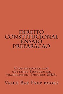 Livro Direito Constitucional Ensaio Preparacao: Law School  a to z  (e book)