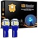 LED Monster 2x Ice Blue T10 194 168 Wedge 5-5050-SMD LED License Plate Light Lamp Bulb 12V