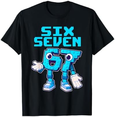 Amazon.com: Kids Meme 67 Six Seven 6 7 Italian Brainrot T-Shirt