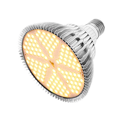 100W Led Grow Light Bulb, Fauna Full Spectrum Grow Lights for Indoor Plants Vegetables and Seedlings LED Plant Light Bulb for Hydroponics Indoor Garden Greenhouse (Full Spectrum)