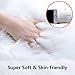 Softlife Fluffy Faux Sheepskin Fur Rug 2' x 3' Shaggy Area Rugs for Girls Room Bedroom Living Room Chair Sofa Decor Carpet, White