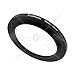 Fotodiox Metal Step Up Ring, Anodized Black Metal 46mm-58mm, 46-58 mm