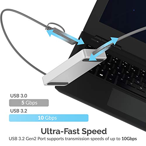SABRENT Rocket Pro 1TB USB 3.1 Externe Aluminium SSD (SB-1TB-PRO) - Image 5
