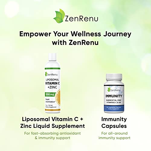 Zenrenu Liposomal Vitamin C Liquid for Adults & Kids Vitamin C and
